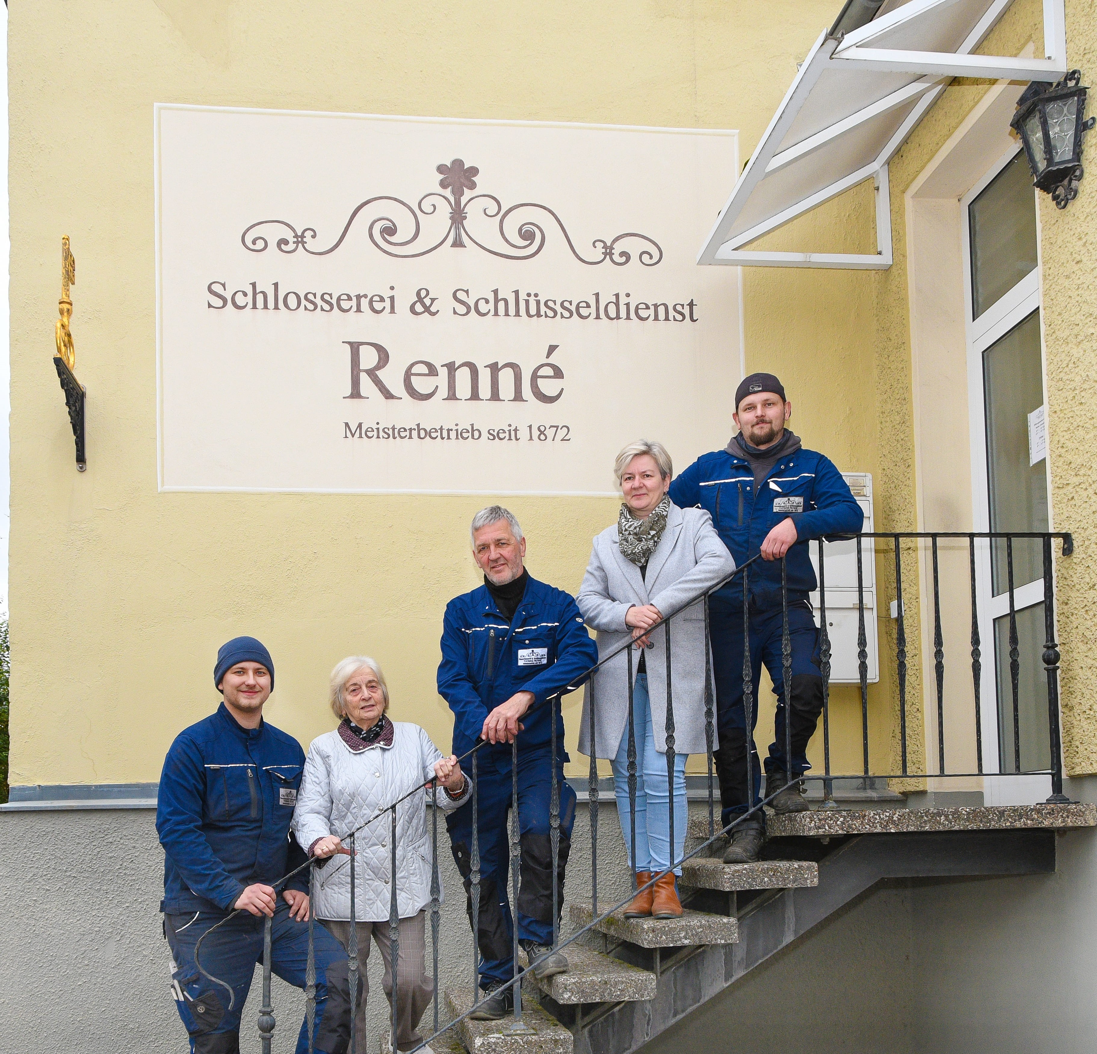 Team der Bauschlosserei Renné